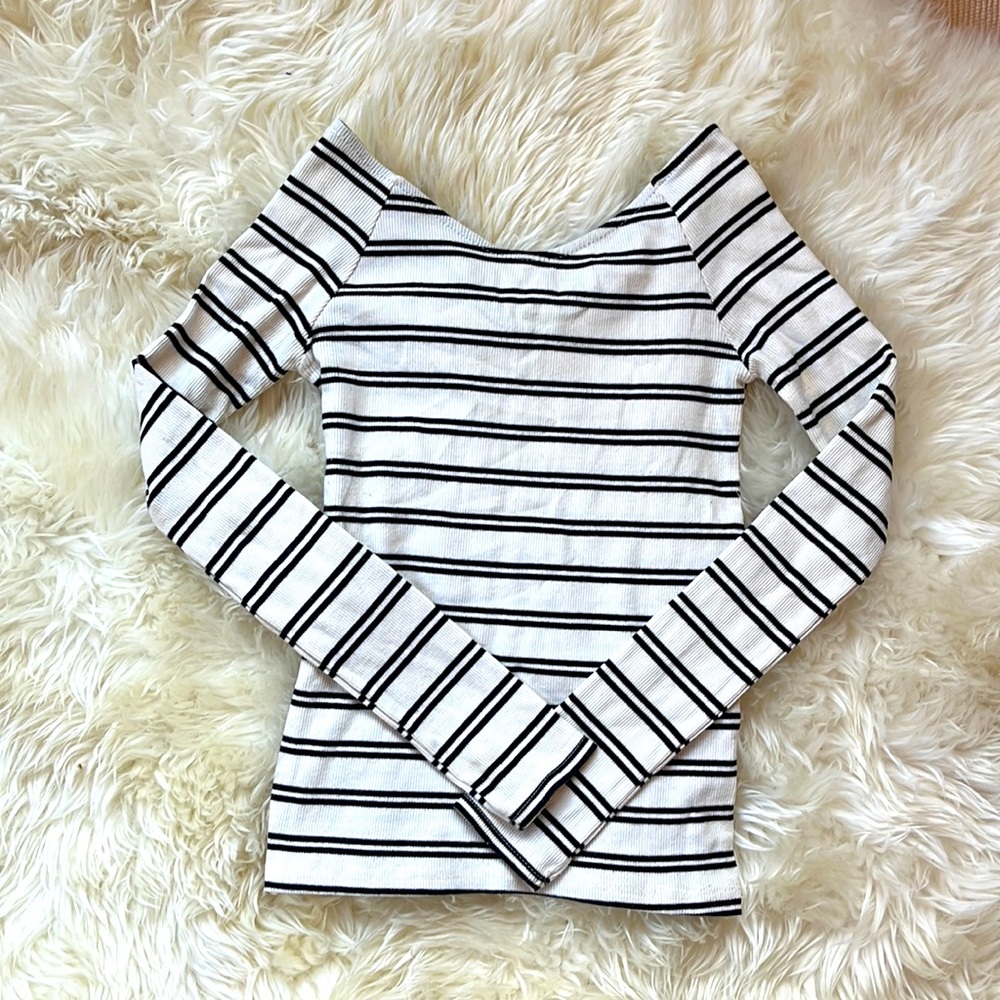 Zara striped long sleeve